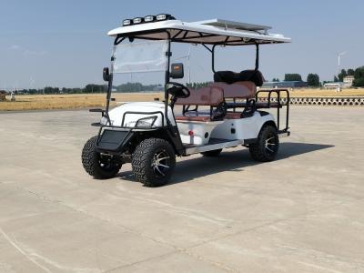 China Elektrische hydraulische Bremse Typ 4 Sitzers Golfkarren Höchstgeschwindigkeit von 25 mph zu verkaufen