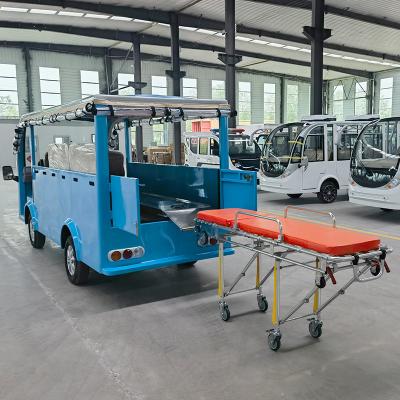 Китай Электрический автобус с литийными батареями с 6 местами преобразован в скорую помощь, подходящую для больниц, домов престарелых, центров общественного обслуживания продается