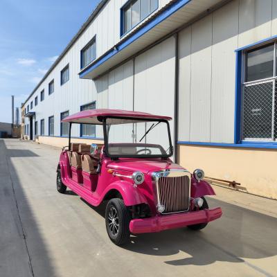 China 6+2 Seats Classic Retro Electric Convertible Vintage Car Lithium Battery Customizable Color And Doors Built-in Air Conditioning for sale