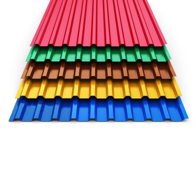 China Construction Factory Low Price Wholesale Color Coated Roof Sheet PPGI Color Roofing Sheet for sale