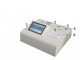 China Display Color LCD Touch Screen Trace Moisture Analyzer for sale