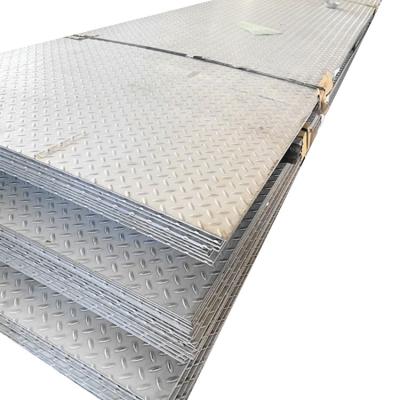 China Achitechive aisi 304 201 stainless steel 316l custom pattern embossed plate skid plate manufacturers price for sale