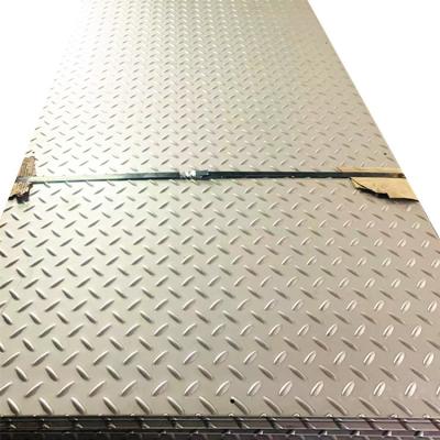 China Achitechive ASTM 304 321 310S Stainless Steel Bean Pattern Plate 2B NO.1 316 Embossed Stair Treads for sale