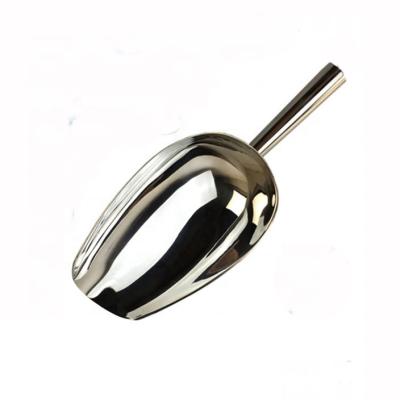 China Factory Viable Hot Sale Promotional Cheap Price Custom Design Eco Friendly Kitchen Instruments 12Oz Stainless Steel Ice Scoop for sale