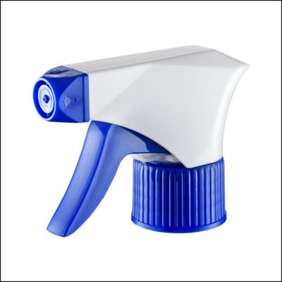 China Hand Trigger Spray Custom Blue White Water Sprayer Trigger for sale
