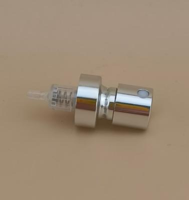 China Silvery Alum Button Fine Crimp Sprayer Small Housing K401-1 for Perfume for sale