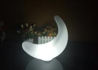 China Mini Yellow Lovey Smile Moon LED Night Light Plastic Material For Kids Gift for sale