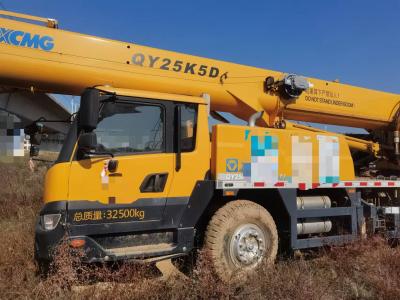 China 2021 XCMG QY25K5C guindaste de caminhão usado de 25 t com contrapeso de 6,8 t e tempo de execução de 3540 à venda