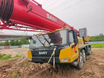 China 2023 Sany Used Crane STC550T5 Main Boom 45.5 M Jib 16 M Counterweight 9.8 Tons Running Time 3079h Mileage 9791km Excellent Working Condition. for sale