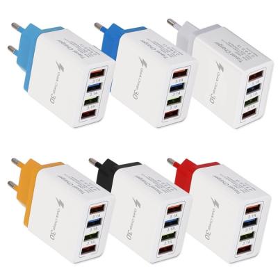 China Travel EU USA Wall Plug Modern Portable USB 3.0 Quick Fast Charger Power Adapter for sale
