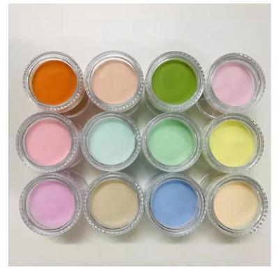 China Finger Bqueen Private Label Spring 12 Colors 3D Nail Art Make Extension Acrylic Powder Manufactures for sale