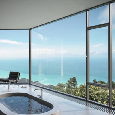 China 8-Way Seal Folding Screen Aluminium Casement Windows for Modern Design Efficiency for sale