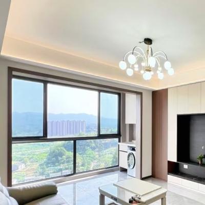 China Customizable Thermal Break Aluminum Aluminium Sliding Windows With 8-way Seal Design for sale