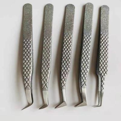 China A best selling thin set of volume wick tweezer wick extension tweezers for sale