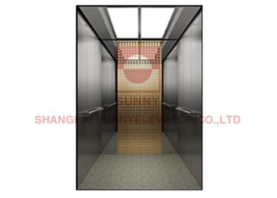 China 1600kg 1.0m/S lärmarme geätzte SS bearbeiten Raum abzüglich des Aufzugs für das Errichten maschinell zu verkaufen