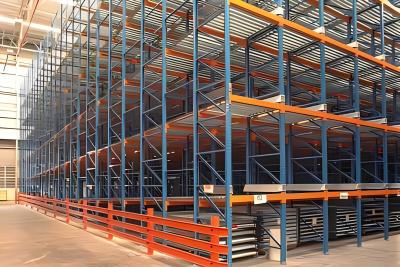 China Gravity Flow Shelving Systems Adjustable Box Beam Pallet Warehouse Storage Racks for sale