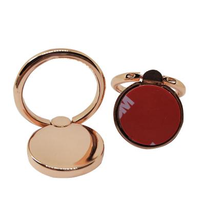 China Ring Mobile Phone 360 Rotation Metal Ring Phone Stent Fixed Holder Phone Finger Ring Mobile Back Bracket for sale