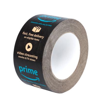 China Eco Friendly Custom Logo Printed Self Adhesive Kraft Paper Tape Packing Tape for sale