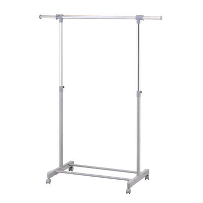 China (Other) Quality Amazon eBay Taiwan Manufacturer Home Storage Household DIY Adjustable Single Garment Rack With Pull Down Bar for sale