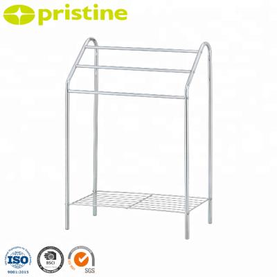 China MIT Taiwan Household Furniture Home Storage Manufacturer Bathroom DIY Metal 3 Tier Standing Towel Rack Heater Shopee Amazon eBay for sale