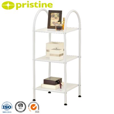 China Standing Type Household Storage Manufacturer Housewares Wholesale Furniture Bathroom 3 Tier Storage Shelf Shopee Amazon eBay Taiwan for sale