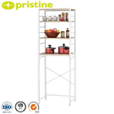 China Wholesale Viable Shopee Amazon eBay Taiwan Household Storage Manufacturer Holders 4 Tier Kitchen Storage Shelf for sale