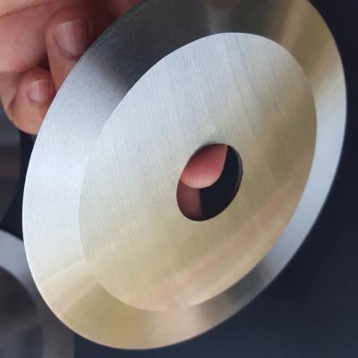 China OEM/ODM Faca circular de corte de tubos de papel de fita gomada de corte de lâmina redonda à venda