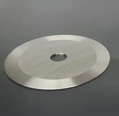 China Tungsten Carbide Tape Cutter Blade for Gummed Tape Cutting Circular Knife Packing Paper Slitting Round Blade for sale