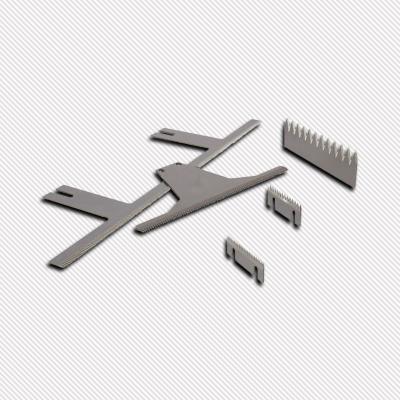 China Packing Film Cutting Knives Plastic Bag Cutting Trimmer Blade Serrated for sale