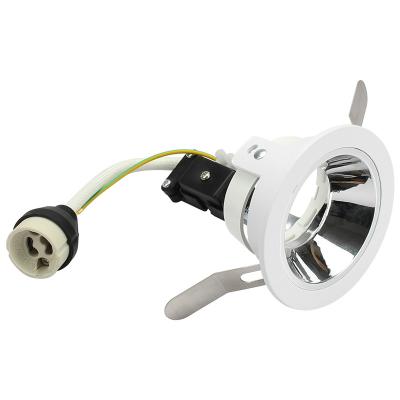 China Trimless modern ceiling led indoor gu10 186-265V fit led bulb downlight fitting for sale