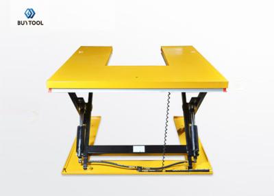 China U-vormige Lage van de de Liftlijst van de Profielschaar de Kar1t Pallet Hydraulische Stationaire 1450x1140mm Te koop