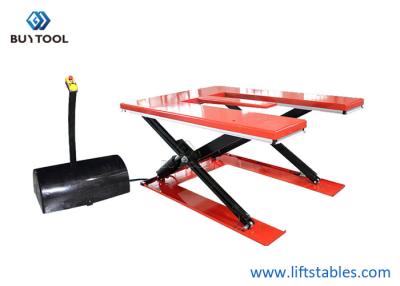 China 1 van de Liftlijsten van het ton Lage Profiel Elektrische van de de Kar Draagbare Pallet van de de Schaarlift de Lijste Vorm 1450x1200mm Te koop