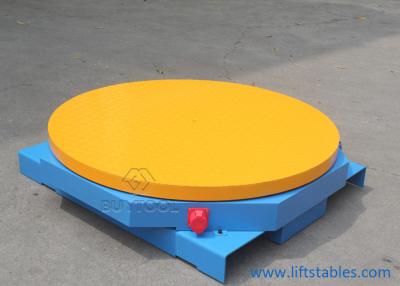 China Van de de Palletomslag van de palletdraaischijf van het het Materiaal de Lage Profiel Aangedreven Verpakking 1000kg Te koop