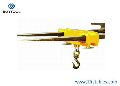 China Draaiend Regelbare Hijstoestelvorkheftruck Jib Boom Crane 6000 Pond-de Vorkheftruck Jib Crane Attachment van de Liftcapaciteit Te koop