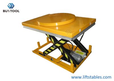 China Het aangedreven Gemotoriseerde Roterende Platform van het de Lijst100kg Roterende Ronde Stadium van de Palletlift 360 Graad Te koop