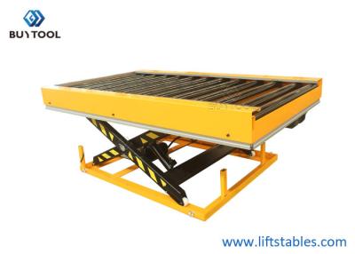 China 24 X 36 het Hand Kleine Stationaire Met een laag bedekte Rubber van de de Machtsrol van de Liftlijst 1000kg 2200lbs Te koop