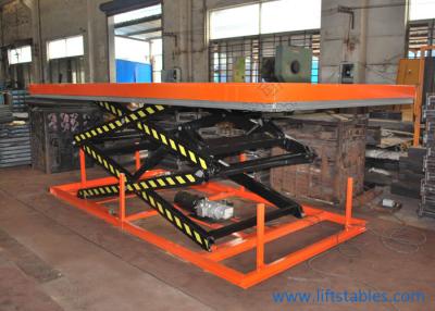 China Op zwaar werk berekende Vaste Stationaire Liftlijst 1100 Pond 1 Ton Stationary Hydraulic Lift Table 2m Te koop