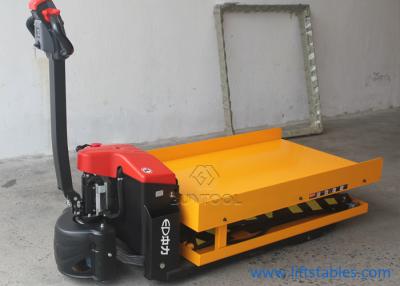 China Volledige Elektrische Pallet Navulbaar Jack Stacker With Adjustable Forks 4000 Pond 1500kg 3000kg Te koop