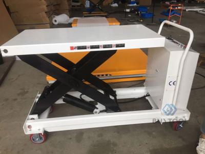 China De hydraulische Mobiele Elektrische Capaciteit van de Liftlijst 750kg 1653lbs 916x610mm Te koop