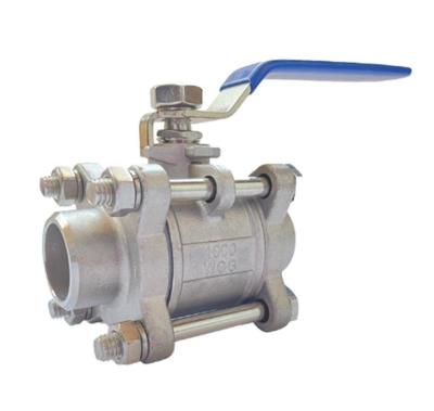 China Q11F-16P Die Casting Ball Valve SS316 Body / Ball / Stem POM Ball Seat Length 107mm for sale