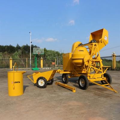 China Construction works 510L diesel Beton cement mixer with winch/diesel engine concrete mixer machine price in Ghana for sale