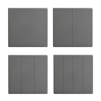 China Honyar L2 Competitive Price Easy Installation Electric Home Light Weight 10A Gray Wall Switches Control 10A for sale