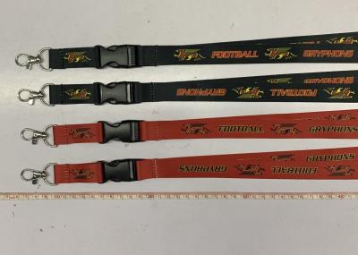 China De Druk Lanyard Customized Pantone Color van de beide Kantensublimatie Te koop