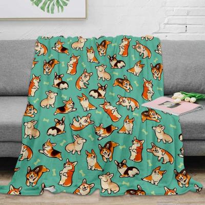 China Wearable Gedrukte Flanel Algemene 127x153cm 100% Polyester Te koop
