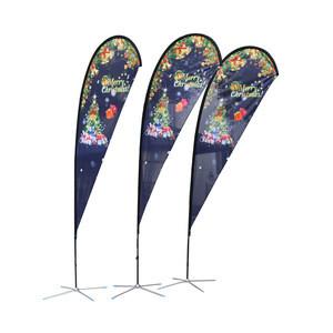 China 65g het Strandvlag van de polyestertraan, Openlucht 100x300cm Op een hoger niveau weergevenvlag Te koop