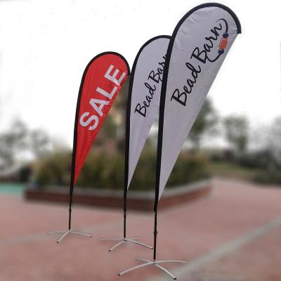 China Adverterende het Strandvlag van de Golftraan, 5.6m Douane Gedrukte Traanvlaggen Te koop