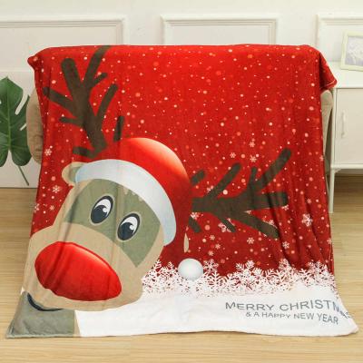 China De Vacht van het Kerstmisflanel werpt Algemene Comfortabele Zachtheid voor Al Seizoen Te koop
