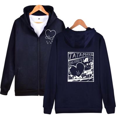 중국 black Breathable 100% Cotton Blank Zip Up Hoodies Plus Size Anti Shrink 판매용
