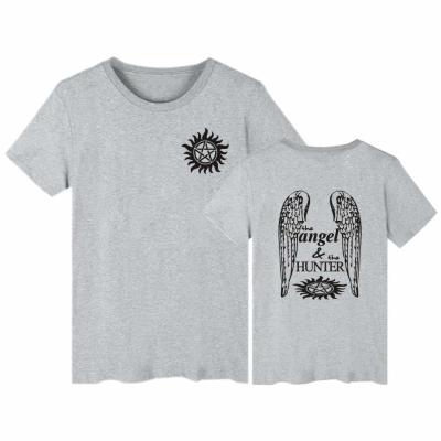 China Lichtgewicht de T-shirt100% Polyester van de Stoffen Korte Koker Te koop