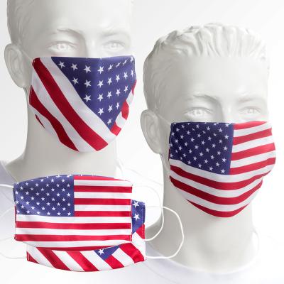 China Van de het Patroon Digitaal Druk van de Swil Modieus Vlag het Gezichtsmasker 12x17cm CMYK-Druk Te koop